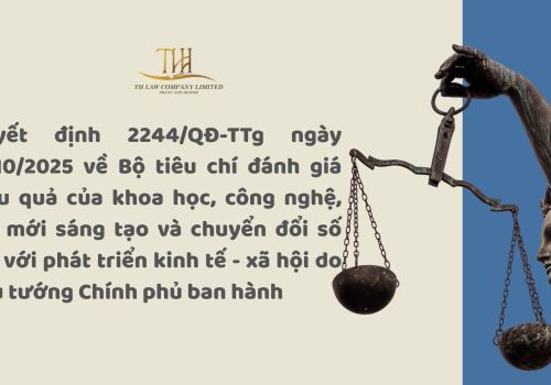 Quyết định 2244/QĐ-TTg ngày 13/10/2025 về Bộ tiêu chí đánh giá hiệu quả của khoa học, công nghệ, đổi mới sáng tạo và chuyển đổi số đối với phát triển kinh tế - xã hội do Thủ tướng Chính phủ ban hành