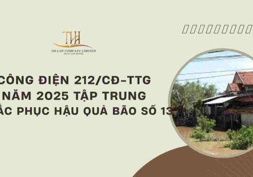 Công điện 212/CĐ-TTg năm 2025 tập trung khắc phục hậu quả bão số 13 do Thủ tướng Chính phủ điện