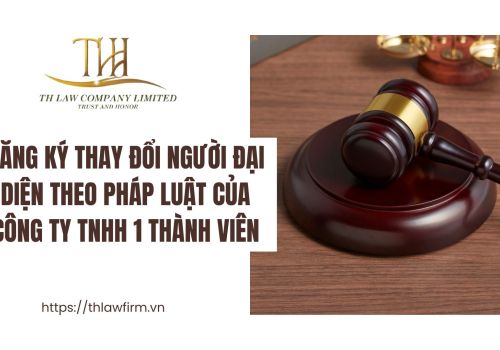 Thủ tục đăng ký thay đổi người đại diện theo pháp luật của công ty TNHH 1 thành viên