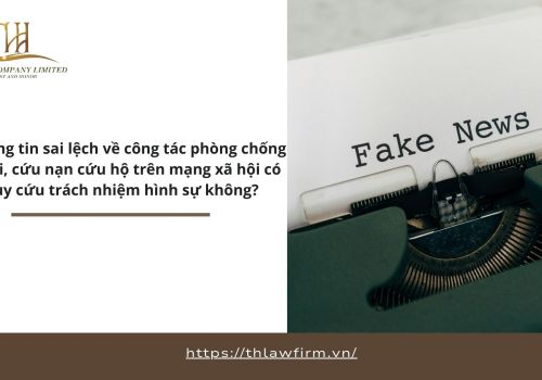 Đưa thông tin sai lệch về công tác phòng chống thiên tai, cứu nạn cứu hộ trên mạng xã hội có bị truy cứu trách nhiệm hình sự không?