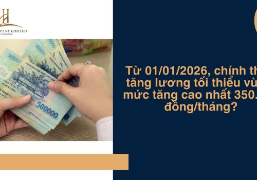 Từ 01/01/2026, chính thức tăng lương tối thiểu vùng, mức tăng cao nhất 350.000 đồng/tháng?