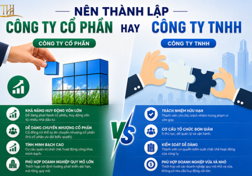 Nên thành lập công ty TNHH hay công ty cổ phần? So sánh chi tiết